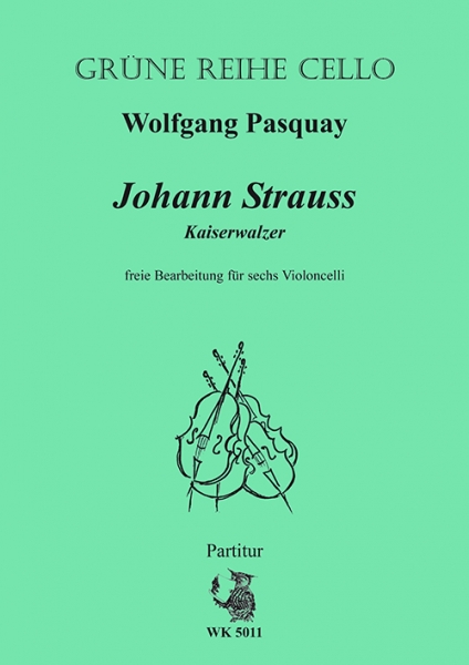 Strauss: Kaiserwalzer, für sechs VC  Partitur